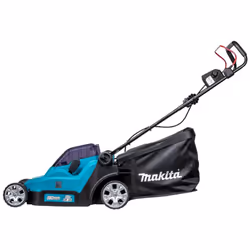 Makita DLM382CT2 18V LXT 380mm Cordless Lawnmower With 2 x 5.0Ah Batteries & Charger