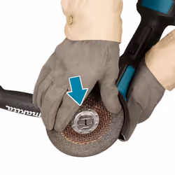 Makita DGA519RTJ 18v Cordless Brushless X-Lock Angle Grinder 125mm - 2x 5.0ah - Additional view 11