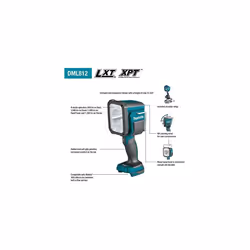 Makita DML812 14.4V/18V Li-ion LXT Flashlight â Batteries and Charger Not Included - Additional view 7