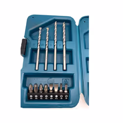 Makita D-45858 17 Piece Drill and Screwdriver Bit Set Masonary Wood Metal Drills