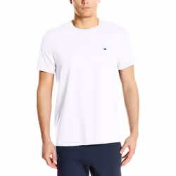 Tommy Hilfiger Men's Flag Crew Neck Tee White XXL