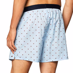 Tommy Hilfiger Men's Underwear Woven Boxers  Ice  Medium