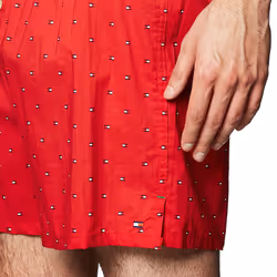 Tommy Hilfiger mens Woven Boxers underwear  Red  Large US