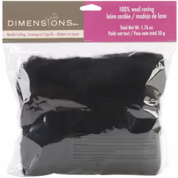 Dimensions 72-73838 Roving Roll  Bulk Black