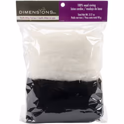 Dimensions Roving Roll  Bulk Black and White