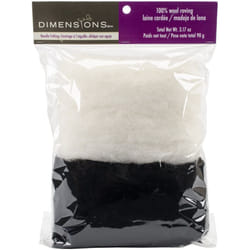 Dimensions Roving Roll  Bulk Black and White