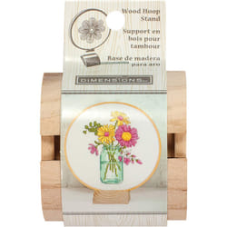 Dimensions Wood Hoop Stand