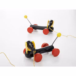 BRIO World - 30332 Pull Along Dachshund | Interactive Toddler Toy | Durable Wooden Construction | FSC Certified Sustainable Wood