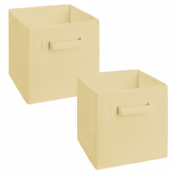 ClosetMaid 3877 Cubeicals Fabric Drawers Natural 2-Pack
