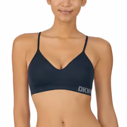 DKNY Women Seamless Bra  2-Pack  BLACK/SAND  Medium