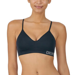 DKNY Women Seamless Bra  2-Pack  BLACK/SAND  Medium