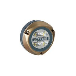Lumitec Lighting 101459 LED Underwater Light Surface Mount Zambezi Quattro Dual color WhiteBlue