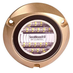 SeaBlaze X2 Underwater Light  Bronze  WhiteBlue