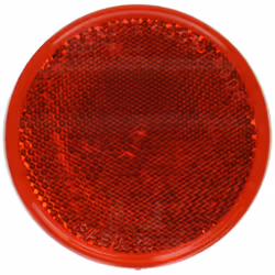 Grote 40052 Red Round Stick-On Reflector