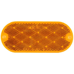 Grote 41033 Yellow Oval Reflector