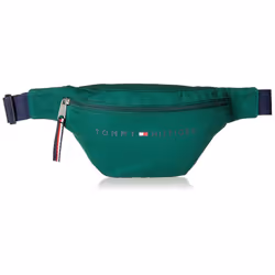 Tommy Hilfiger mens Jackson Fanny Pack Darkened Emeral One Size US