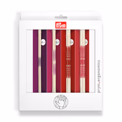 Prym Ergonomics 8 Double Point Set  Size US 1  2  4  6 Knitting Needles  Assorted 20 Count