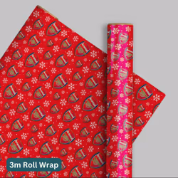 Christmas Wrapping Paper Arsenal FC 3m Roll Wrap