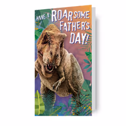 Jurassic World Father's Day Card