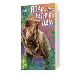 Jurassic World Father's Day Card