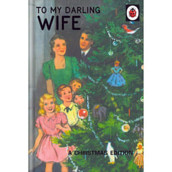 Ladybird Books 'Darling Wife' Christmas Card