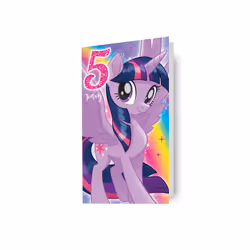My Little Pony Age 5 Birthday Card