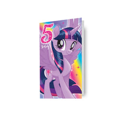 My Little Pony Age 5 Birthday Card