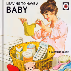 Ladybird Books 'Leaving To Have A Baby' Card