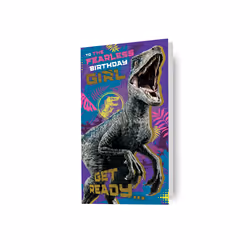 Jurassic World 'Birthday Girl' Greeting Card