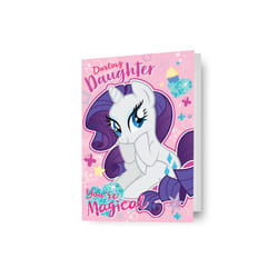 My Little Pony 'Daughter' Rarity Birthday Card