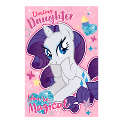 My Little Pony 'Daughter' Rarity Birthday Card