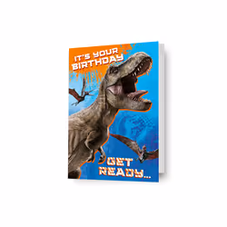 Jurassic World 'It's Your Birthday' Card