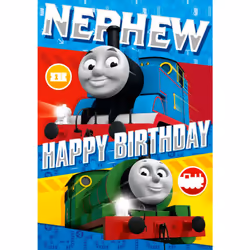 Thomas & Friends 'Nephew' Birthday Card