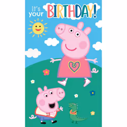Peppa Pig Birthday Card