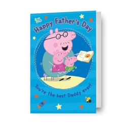 Peppa Pig Best Daddy Father's Day Card