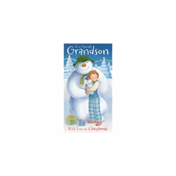 The Snowman and Snowdog Official Grandson Christmas Card
