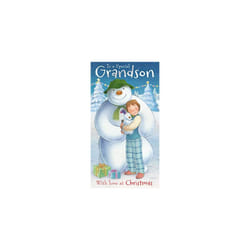 The Snowman and Snowdog Official Grandson Christmas Card
