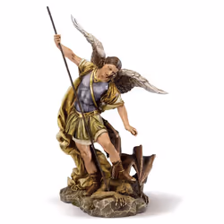 Joseph's Studio by Roman - St. Michael Figure on Base  10"" Scale Renaissance Collection  12"" H  Resin and Stone  Religious  ...