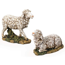 Joseph's Studio by Roman - Holy  Christmas Nativity 2-Piece Color Lamb