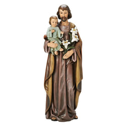 Joseph's Studio by Roman - St. Joseph and Child Jesus Figure  for 18"" Scale Renaissance Collection  18"" H  Resin and Stone  Religious Gift
