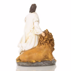 Josephs Studio by Roman  Jesus with Lion and Lamb Figure  Renaissance Collection  12 H  Resin and Stone  Religious Gift  Dec