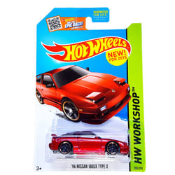 Hot Wheels 2015 HW Workshop '96 Nissan 180SX Type X 205/250  Red