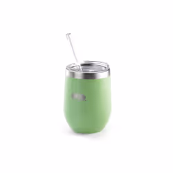 GSI Outdoors 63353, Short glass, 0.354 L, Silicone, Stainless steel, Green, Stainless steel, 1 pc(s), 8.89 cm