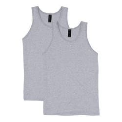 Hanes Men's X-Temp Tank Top 2 Pack  Light Steel  Small