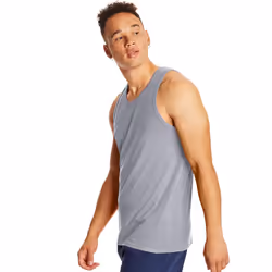 Hanes Men's X-Temp Tank Top 2 Pack  Light Steel  Small