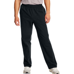 The Helper Bees Essentials Sweatpants, Men’s Cotton Jersey Pants with Pockets, 33” - Black
