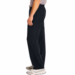 The Helper Bees Essentials Sweatpants, Men’s Cotton Jersey Pants with Pockets, 33” - Black