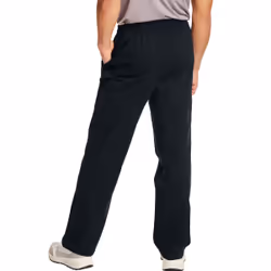 The Helper Bees Essentials Sweatpants, Men’s Cotton Jersey Pants with Pockets, 33” - Black