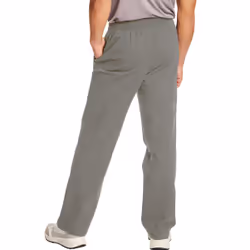 The Helper Bees Essentials Sweatpants, Men’s Cotton Jersey Pants with Pockets, 33” - Charcoal Heather