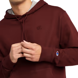 Champion Men's Hoodie  Powerblend  Fleece Striped Sweatshirt for Men Reg. or Big & Tall